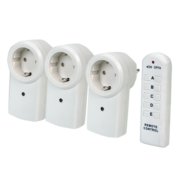 EL-COCO20 Hq set rf schuko stekkerdozen met afstandsbediening 